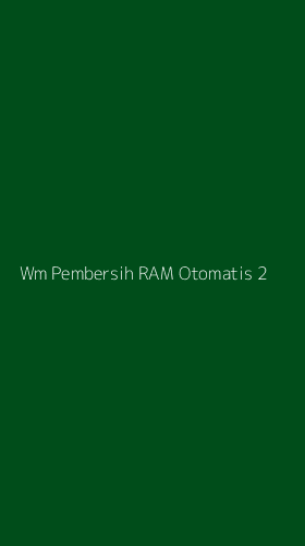 Tampilan Antarmuka Aplikasi Wm Pembersih Ram Otomatis - 2