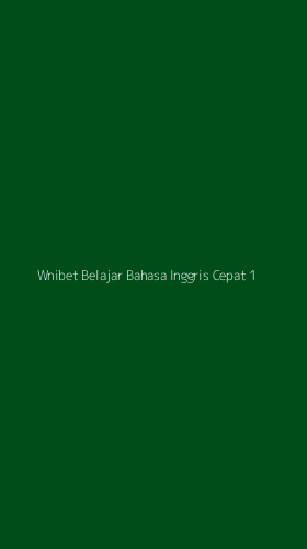 Tampilan Antarmuka Aplikasi Wnibet Belajar Bahasa Inggris Cepat - 1