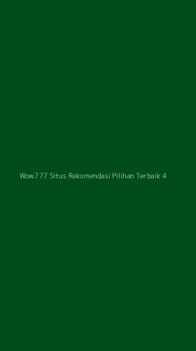 Tampilan Antarmuka Aplikasi Wow777 Situs Rekomendasi Pilihan Terbaik - 4