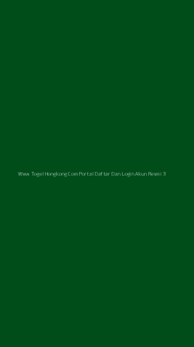Tampilan Antarmuka Aplikasi Www Togel Hongkong Com Portal Daftar Dan Login Akun Resmi - 3