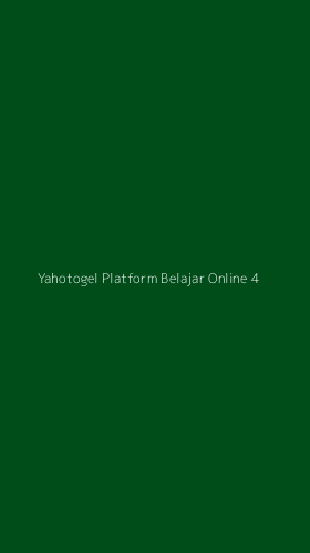 Tampilan Antarmuka Aplikasi Yahotogel Platform Belajar Online - 4