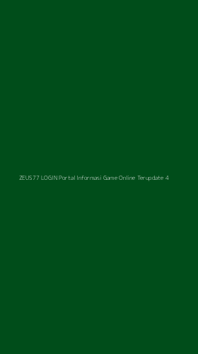 Tampilan Antarmuka Aplikasi Zeus77 Login Portal Informasi Game Online Terupdate - 4