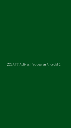 Tampilan Antarmuka Aplikasi Zola77 Aplikasi Kebugaran Android - 2