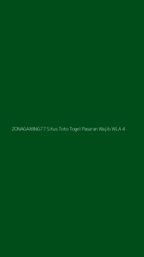 Tampilan Antarmuka Aplikasi Zonagaming77 Situs Toto Togel Pasaran Wajib Wla - 4