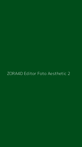 Tampilan Antarmuka Aplikasi Zora4d Editor Foto Aesthetic - 2