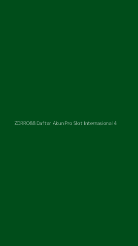 Tampilan Antarmuka Aplikasi Zorro88 Daftar Akun Pro Slot Internasional - 4