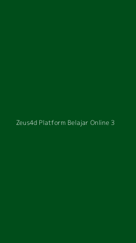 Tampilan Antarmuka Aplikasi Zeus4d Platform Belajar Online - 3