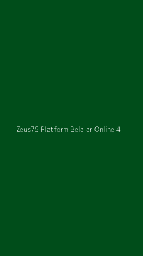 Tampilan Antarmuka Aplikasi Zeus75 Platform Belajar Online - 4