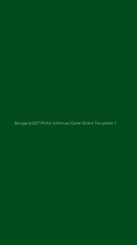 Tampilan Antarmuka Aplikasi Zeusgacor007 Portal Informasi Game Online Terupdate - 1