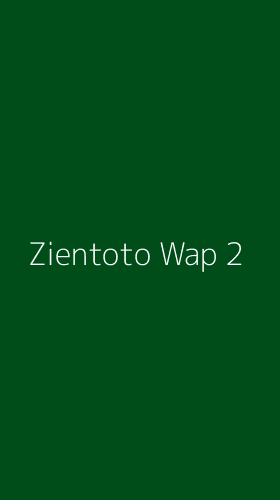 Tampilan Antarmuka Aplikasi Zientoto Wap - 2