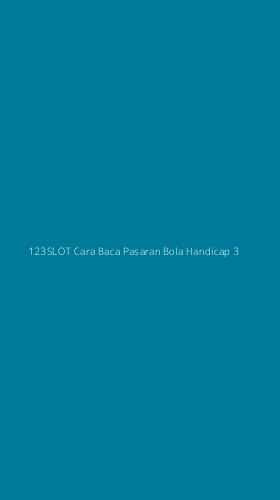 Tampilan Antarmuka Aplikasi 123slot Cara Baca Pasaran Bola Handicap - 3
