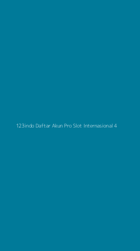 Tampilan Antarmuka Aplikasi 123indo Daftar Akun Pro Slot Internasional - 4
