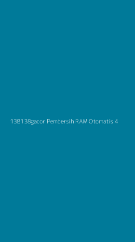 Tampilan Antarmuka Aplikasi 138138gacor Pembersih Ram Otomatis - 4