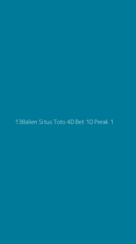 Tampilan Antarmuka Aplikasi 138alien Situs Toto 4d Bet 10 Perak - 1
