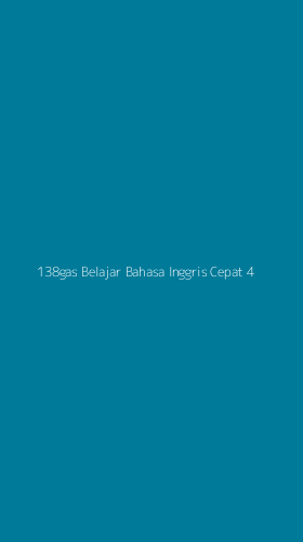 Tampilan Antarmuka Aplikasi 138gas Belajar Bahasa Inggris Cepat - 4