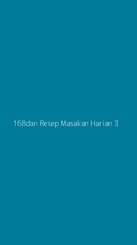 Tampilan Antarmuka Aplikasi 168dan Resep Masakan Harian - 3