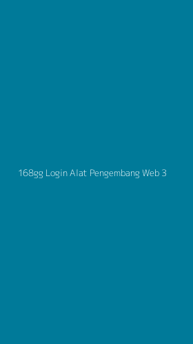 Tampilan Antarmuka Aplikasi 168gg Login Alat Pengembang Web - 3