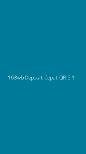 Tampilan Antarmuka Aplikasi 168wb Deposit Cepat Qris - 1