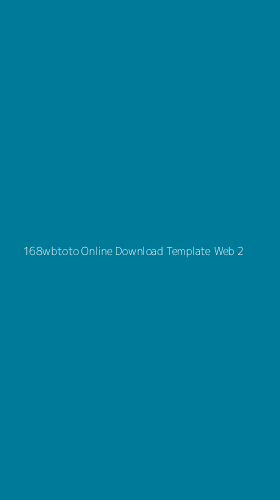 Tampilan Antarmuka Aplikasi 168wbtoto Online Download Template Web - 2