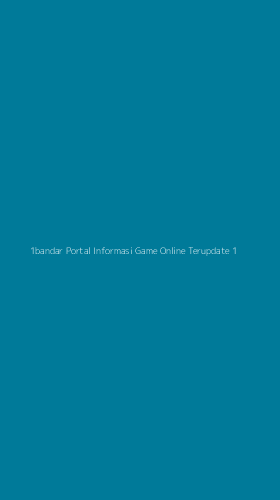 Tampilan Antarmuka Aplikasi 1bandar Portal Informasi Game Online Terupdate - 1