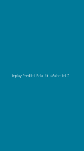 Tampilan Antarmuka Aplikasi 1nplay Prediksi Bola Jitu Malam Ini - 2