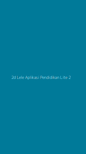 Tampilan Antarmuka Aplikasi 2d Lele Aplikasi Pendidikan Lite - 2