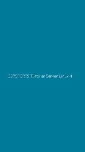 Tampilan Antarmuka Aplikasi 337sports Tutorial Server Linux - 4