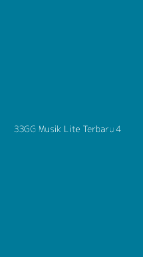 Tampilan Antarmuka Aplikasi 33gg Musik Lite Terbaru - 4