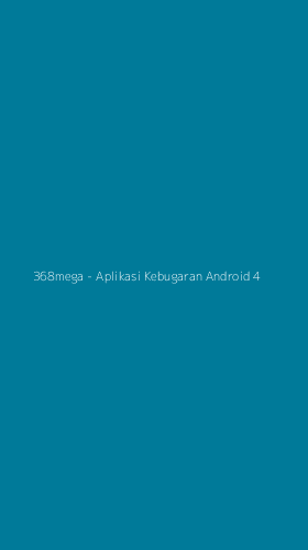 Tampilan Antarmuka Aplikasi 368mega - Aplikasi Kebugaran Android - 4