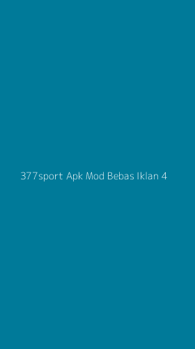 Tampilan Antarmuka Aplikasi 377sport Apk Mod Bebas Iklan - 4