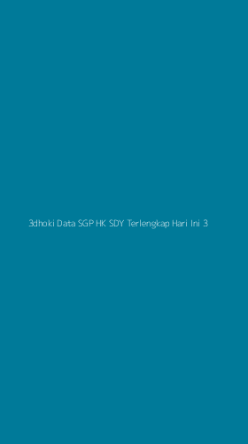 Tampilan Antarmuka Aplikasi 3dhoki Data Sgp Hk Sdy Terlengkap Hari Ini - 3