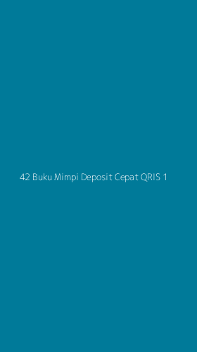 Tampilan Antarmuka Aplikasi 42 Buku Mimpi Deposit Cepat Qris - 1