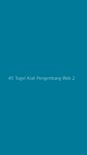 Tampilan Antarmuka Aplikasi 45 Togel Alat Pengembang Web - 2