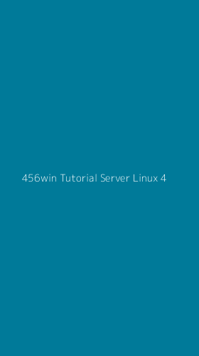 Tampilan Antarmuka Aplikasi 456win Tutorial Server Linux - 4