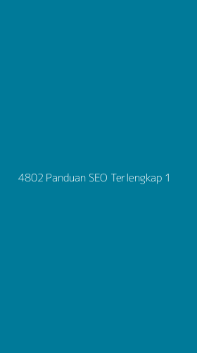 Tampilan Antarmuka Aplikasi 4802 Panduan Seo Terlengkap - 1