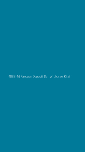 Tampilan Antarmuka Aplikasi 4888 4d Panduan Deposit Dan Withdraw Kilat - 1