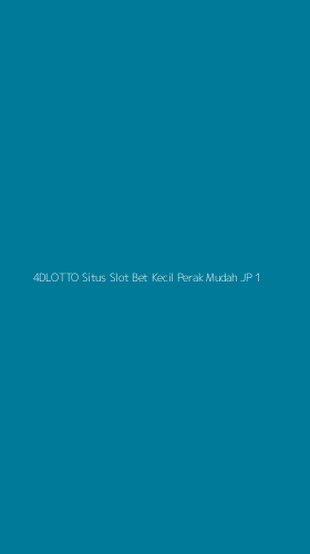 Tampilan Antarmuka Aplikasi 4dlotto Situs Slot Bet Kecil Perak Mudah Jp - 1