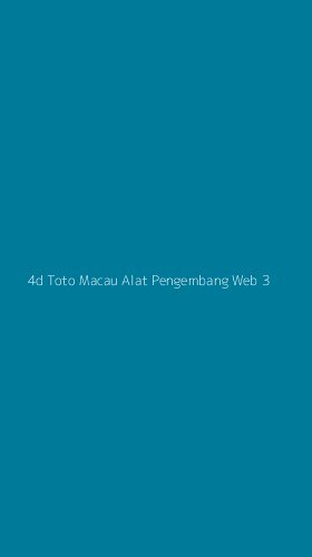 Tampilan Antarmuka Aplikasi 4d Toto Macau Alat Pengembang Web - 3
