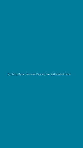 Tampilan Antarmuka Aplikasi 4d Toto Macau Panduan Deposit Dan Withdraw Kilat - 4