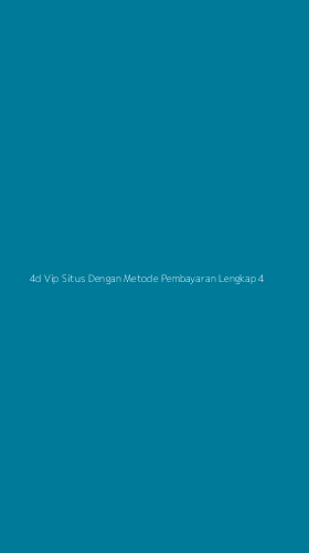 Tampilan Antarmuka Aplikasi 4d Vip Situs Dengan Metode Pembayaran Lengkap - 4