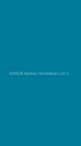 Tampilan Antarmuka Aplikasi 5unsur Aplikasi Pendidikan Lite - 3