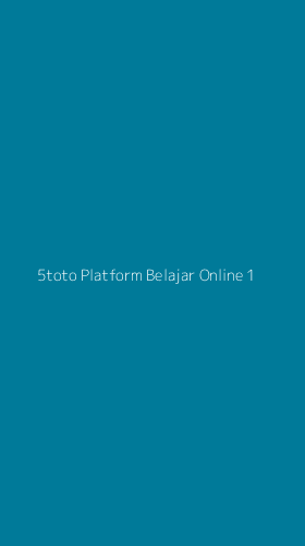 Tampilan Antarmuka Aplikasi 5toto Platform Belajar Online - 1