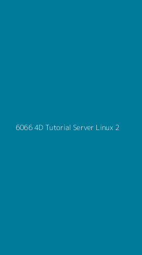 Tampilan Antarmuka Aplikasi 6066 4d Tutorial Server Linux - 2