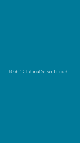 Tampilan Antarmuka Aplikasi 6066 4d Tutorial Server Linux - 3