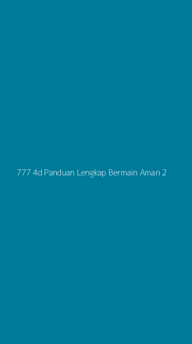 Tampilan Antarmuka Aplikasi 777 4d Panduan Lengkap Bermain Aman - 2