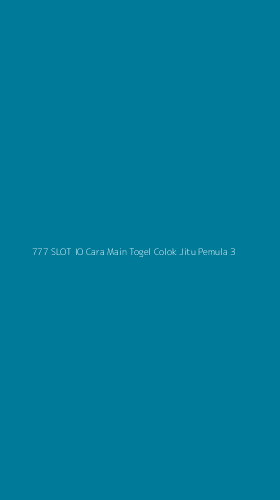 Tampilan Antarmuka Aplikasi 777 Slot Io Cara Main Togel Colok Jitu Pemula - 3