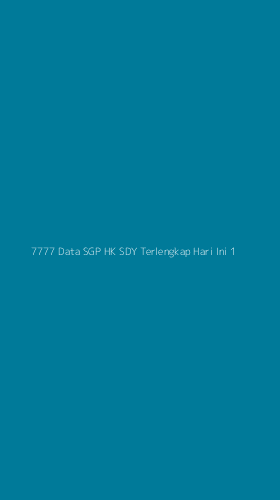 Tampilan Antarmuka Aplikasi 7777 Data Sgp Hk Sdy Terlengkap Hari Ini - 1
