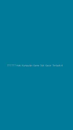 Tampilan Antarmuka Aplikasi 777777 Hoki Kumpulan Game Slot Gacor Terbaik - 4