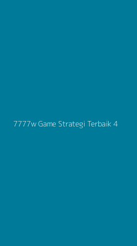 Tampilan Antarmuka Aplikasi 7777w Game Strategi Terbaik - 4
