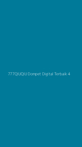 Tampilan Antarmuka Aplikasi 777qiuqiu Dompet Digital Terbaik - 4